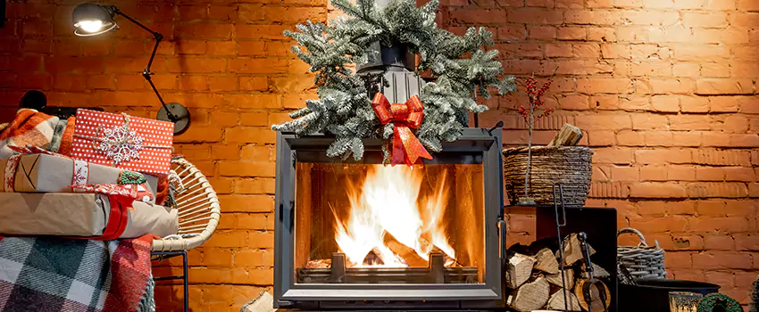 Travis Industries Linear Gas Fireplace Installation in Crown Point, Indiana
