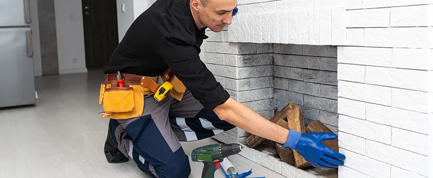 Fireplace Damaged Damper Frame Repair Services in Crown Point, Indiana