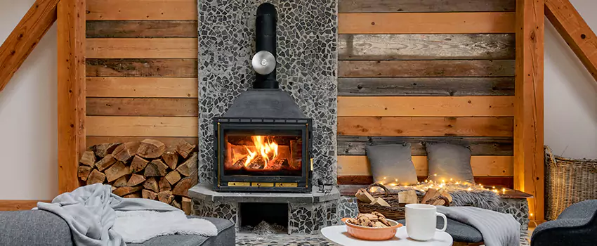 Thelin Hearth Products Direct Vent Gas Stove Fireplace Inspection in Crown Point, Indiana